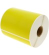 100 x 100 mm, f. 25 - Rotolo n° 400 etichette termiche adesive - Colore giallo