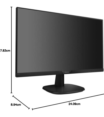 Philips - Monitor multimediale 27'' led full HD vga hdmi displayport con audio integrato