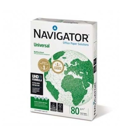 Risma Navigator Universal - Formato A4 21x29,7cm 80gr per ufficio, stampa e fotocopie